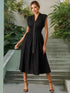 smocked-zip-front-cap-sleeve-dress OhSoStyled - Sophia's Style-16